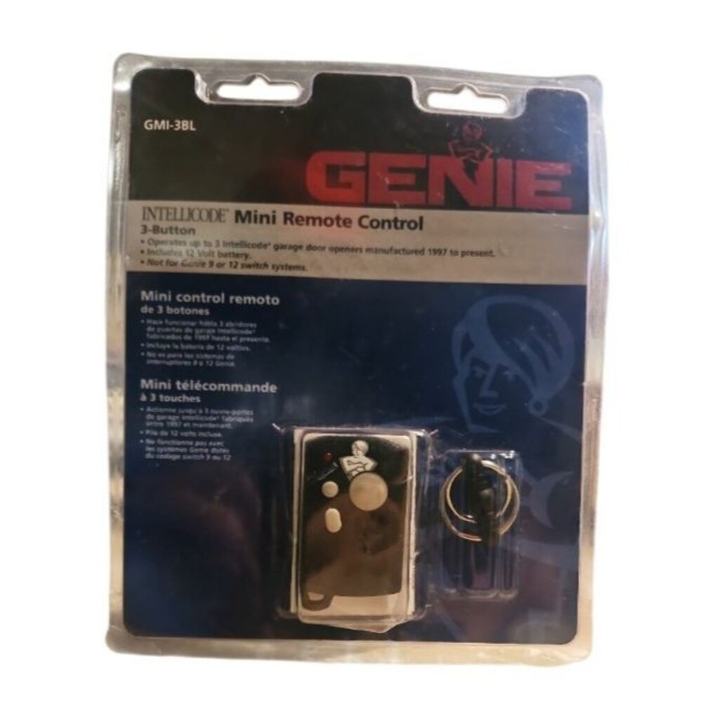 Genie GMI-3BL Intellicode Garage Door Opener Remote 3 Button New Sealed